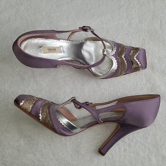 Prada satin heel - Picture 1 of 7